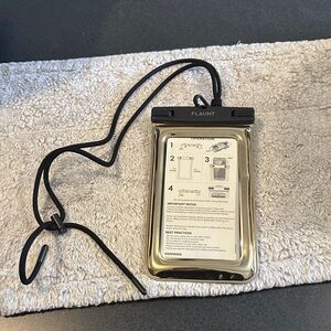 Flaunt Gold Waterproof Phone Pouch